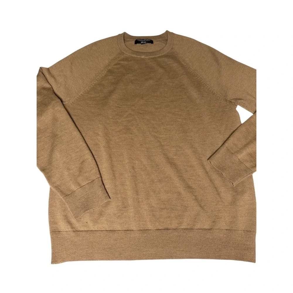 Banana Republic Red Italian Wool and Alpaca Blend Sweater Large Grandpa Core